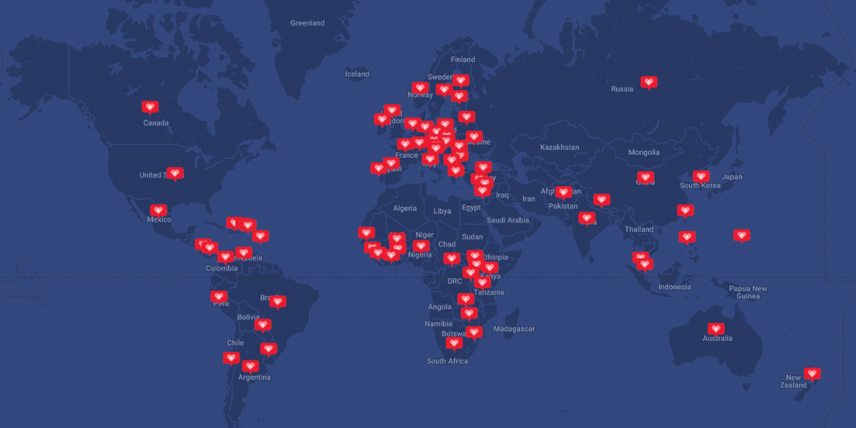 GivingTuesday projects were live around the globe yesterday.